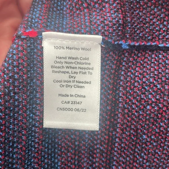 Talbots, NWOT, size small. Plaid Open Front Cardigan - Picture 7 of 7